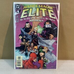 DC Comics Justice League Elite No. 1 Comic - Purple and Red Cover